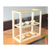 ราคา ตู้เบเกอรี่​ ทรงสี่เหลี่ยม​ ขนาด (50*25 สูง 50) ติดไฟ LED ชั้นบน ตู้​โชว์​ใส่อาหาร ตู้กระจก ​​ขายขนม เลือกสีไม้และไฟได้ (29813168153)