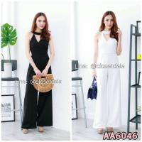 ราคา ชุดเซทผู้หญิง จั้มสูทขายาว (664157622)