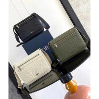 ราคา DIOR สไตล์ใหม่ Gravity Series Messenger Bag Original Calfskin นูนกระเป๋าสะพายไหล่ผู้ชาย (57704314717)