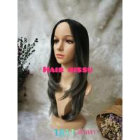 ราคา วิกผมตรงยาวสไลด์ปลายแสกกลางไม่มีหน้าม้า วิกผมผู้หญิง ผมปลอมไหมแท้100% (2766951969)