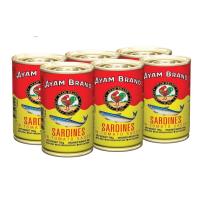 ราคา ปลาซาร์ดีนในซอสมะเขือเทศ ตรา อะยัม 155 กรัม x 6 กระป๋อง (6132886323)