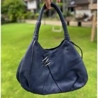 ราคา กระเป๋าสะพายขึ้นไหล่ ทรงพอช หนังแท้สีน้ำเงินเข้ม (52000750363)