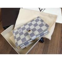 ราคา กระเป๋าสตางค์ LV Louis Vuitton French Damier Azur ปี 09 (3343889905)