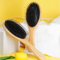 ราคา BBT Hair Brush หวีไม้ขนหมูเเท้ ขนหมูอัดแน่น หวีลดผมร่วง ช่วยให้ผมเงางาม แก้ผมพันกัน ช่วยนวดศีรษะ (24965128730)