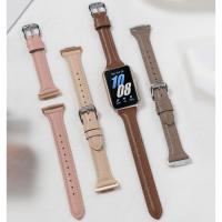 ราคา Elegant Slim Leather Strap For Galaxy Fit 3 สาย Bracelet Replacement Galaxy Watch 7 Strap Soft Galaxy Fit3 Smart Watch Galaxy fit 3 Strap Watch Accessory (41624310688)