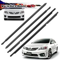 ราคา ยางรีดน้ำนอก หน้า, หลัง-ซ้าย ขวา สี Black Corolla Toyota 4 ประตู ปี2008 - 2014 (8814882952)
