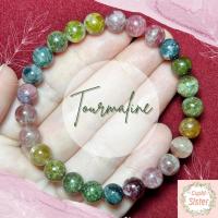 ราคา CupidSister สร้อยข้อมือหินทัวมาลีน ทัวร์มาลีน Tourmaline หินแห่งการปกป้องคุ้มครอง กำไลหินนำโชค Cute Size ขนาด 7.5-8 มิล (22679300592)