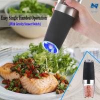 ราคา เครื่องบดเกลืออัตโนมัติ เครื่องบดพริกไทย ไฟฟ้า ที่บดพริกไทย บดสมุนไพร บดพริกไทย ขวดพริกไทย LED C22 (28737927407)