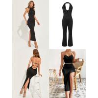 ราคา เดรสสายฝอ คล้องคอ จับย่น แต่งโซ่ ทรงไขว้ ทรงผูก เปลือยหลัง ผ่าลึก (21473035189)