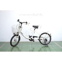 ราคา จักรยานแม่บ้านญี่ปุ่น - ล้อ 20 นิ้ว - มีเกียร์ - Bridgestone Bikke 2 - สีขาว [จักรยานมือสอง] (26025089055)