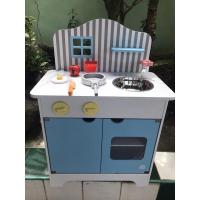 ราคา ของเล่นชุดครัวไม้ ครัวเด็ก ครัวไม้งานแบรนด์แท้ Woddy Puddy มือสองญี่ปุ่น สภาพสวย 90% (8769334530)