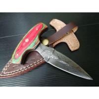 ราคา มีดชกเหล็กดามัสกัส (เหล็กลาย)​ ด้ามจับไม้ Pakka Wood นำเข้าจากประเทศปากีสถาน (3217475976)