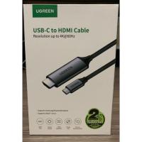 ราคา UGREEN สาย Type C Thunderbolt 3 to HDMI cable 4K 60Hz ภาพขึ้นจอ จากมือถือ ขึ้นจอทีวี HDMI Adapter Braid Cord รุ่น 50570 (22752656446)