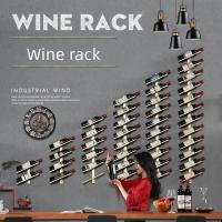 ราคา ชั้นวางขวดไวน์เหล็กสไตล์อุตสาหกรรมย้อนยุค สำหรับแขวนผนัง บาร์ ร้านอาหาร บ้าน ห้องนั่งเล่น (28392830513)
