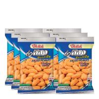 ราคา โก๋แก่ ถั่วลิสง อบเกลือ 42 กรัม. แพ็คละ 6 ถุง. (2744142733)