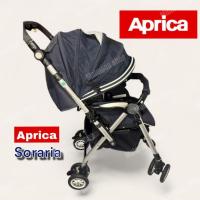 ราคา รถเข็นเด็ก Aprica รุ่น Soraria ล้อออโต้ เข็น 2 ทาง มือจับปรับงอ เอนนอนได้ มือสอง สภาพดี (40552601375)