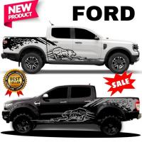 ราคา มาใหม่ สติ๊กเกอร์ลายเสือ สติ๊กเกอร์ ford ranger สติกเกอร์ลายสาดโคลน (5442156757)