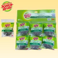 ราคา 3M Scotch-Brite ฝอยสเตนเลส ฝอยขัดหม้อ ขนาด 25 กรัม (48304856326)