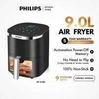 ราคา 9L AF618D Large Capacity Air Fryer Oil-Free Cooking Healthy food Less Oil 360° Hot Air (53402137196)