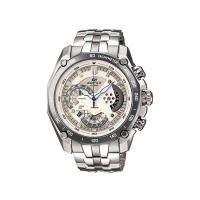 ราคา Casio นาฬิกาข้อมือ Edifice Chronograph สายสแตนเลส รุ่น EF-550D-7A - Silver/White (261371269)