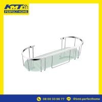ราคา ชั้นวางของห้องน้ำ ตะแกรงวางของพร้อมกระจก ขอบมน และขอบเหลี่ยม 499.98.185 499.98.184 HAFELE (19841707787)