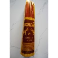 ราคา ธูปหอมจอมเกล้า ธูปหอมกำแก้วเหลืองยาว 13 นิ้ว เล็ก ขายปลีก (3165187983)