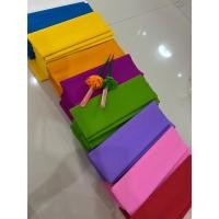 ราคา กระดาษย่น ขนาด 25*195 ซม.(1 แผ่น)(กระดาาย่น ทำดอกกไม้ธูปเทียนลอยกระทง กระดาษย่นตกแต่ง ตัดได้เยอะ คุ้ม สวยๆๆ เลือกสีได้) (26361397096)