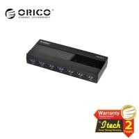 ราคา ORICO H727RK-U3-BK 7 Port USB3.0 HUB with 12V/2.5A Power Adapter (45054920311)