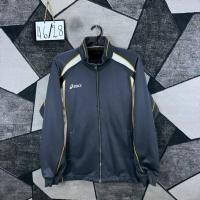 ราคา Asics เสื้อแจ็คเก็ตกีฬา เสื้อวอร์มสตรีทแฟชั่น มือสองญี่ปุ่น size L (29536236578)