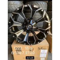 ราคา ล้อแม็กใหม่ FUEL ดอกไม้ - ขอบ18 x 6รู139.7 - หน้ากว้าง 9 x 9 - OFF 20 - สีดำเงา - (9113224092)