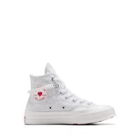 ราคา รองเท้าผ้าใบผู้หญิง Converse Chuck 70 - สีขาว/ขาว/แดง (40652449268)