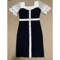 ราคา เดรสเข้ารูปใหม่พรหม แขนแต่งลูกไม้ (24265731402)