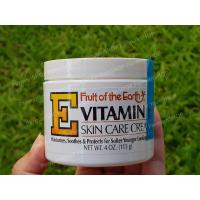 ราคา Fruit of the Earth ของแท้ Vitamin E skincare cream4oz113กรัม ฟรุตออฟดิเอิร์ธ วิตามินอี ใช้ดีชุ่มชื้น (23102826901)