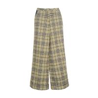 ราคา [ส่งฟรี] Senada SS2018 Tweed Wide Leg Cropped Pants (12282666534)