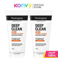 ราคา Neutrogena Deep Clean Acne Foaming Cleanser [150g x 2pcs] วิปโฟมอะมิโน ช่วยทำความสะอาดผิว. (25735555415)
