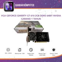 ราคา VGA GEFORCE QWERTY GT 610 2GB DDR3 64BIT NVIDIA รับประกัน 1 ปี (28590664627)
