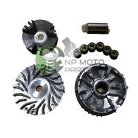 ราคา (MIO125/NOUVO-SX/135ชุดใหญ่)ชุดล้อขับสายพานหน้า ชามใส่เม็ดเดิม+เม็ดตุ้ม+บุช+จานใบพัด รุ่นMIO125/NOUVO-SX/NOUVO135/33S (6324418287)