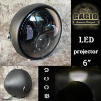 ราคา ไฟหน้าแต่ง LED ลูกแก้ว ทรงกลม ขนาด 6 นิ้ว เหมาะสำหรับมอเตอร์ไซค์สไตล์ วินเทจ คลาสสิค คาเฟ่ เรโทร บอบเบอร์ HD อื่นๆ (5569685529)