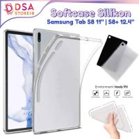 ราคา Samsung Tab S8/Tab S8 Plus 12.4 นิ้ว 2022 Case/Samsung Tab S8 Plus S8+ Ultrathin Jelly Caseแท็บเล็ตซิลิโคนClearสีดําTPUปลอกSoftcase (49700252467)