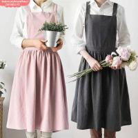 ราคา PETALIX ผ้ากันเปื้อนผ้าลินิน, ผ้ากันเปื้อน Cotton Nordic Florist, ผ้ากันเปื้อนครัวสไตล์เกาหลี (43958396738)