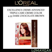 ราคา ครีมเปลี่ยน สีผม ลอรีอัล L'OREAL EXCELLENCE CREME 4.35 DARK CHOCOLATE BROWN (351461846)