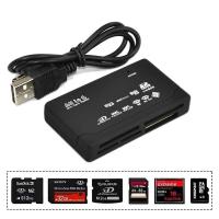 ราคา Universal USB Reader All in One เครื่องอ่านการ์ดหน่วยความจํา Mini ภายนอก SD SDHC Mini Micro M2 MMC XD CF TF Memory Stick (29587461076)