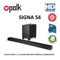 ราคา Polk SIGNA S4 DOLBY ATMOS 3.1.2 SOUND BAR WITH WIRELESS SUBWOOFER (19378394616)
