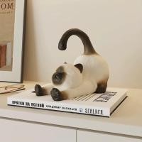 ราคา ส่งจากไทยที่ตั้งโทรศัพท์มือถือ แมววิเชียรมาศ น่ารัก ที่วางโทรศัพท์ Siamese cat phone holder 30006 (26840580441)