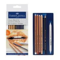 ราคา Faber castell ชุดดินสอซีเปีย Classic Sketch (7162806786)