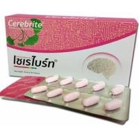 ราคา Cerebrite 30 Tablets เซเรไบร์ท ใบแป๊ะก๊วยผสมโสมสกัด น้ำมันปลาทูน่า (1508935584)