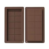 ราคา Big Size Chocolate Mold Cake Food Grade Silicone Baking Mold Rectangular Chocolate Candy Mould Baking Tool (26337211518)