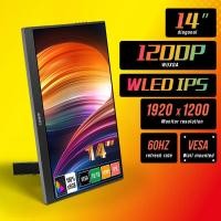 ราคา บริการจัดส่งในพื้นที่ Anmite 14 นิ้ว 16:10 จอภาพหน้าจอสัมผัสแบบพกพา – Full HD, HDMI/USB Type-C สําหรับแล็ปท็อป, Apple iPhone, PS4 & Switch (จอแสดงผลภายนอก) (29537549619)