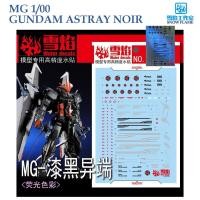 ราคา ดีคอลน้ำ [SNOW] MG 148 GUNDAM ASTRAY NOIR GUNDAM MG 1/100 WATER DECAL [FLUORESCENT] SNOW FLAME SMG 148 MG148 (25313711576)