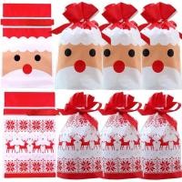 ราคา VIFOME Christmas Treat กระเป๋า - 24 ชิ้น Party Favor Santa ของขวัญ Drawstring Candy Goodies ห่อ - ตกแต่งปาร์ตี้วันหยุด (49903294973)